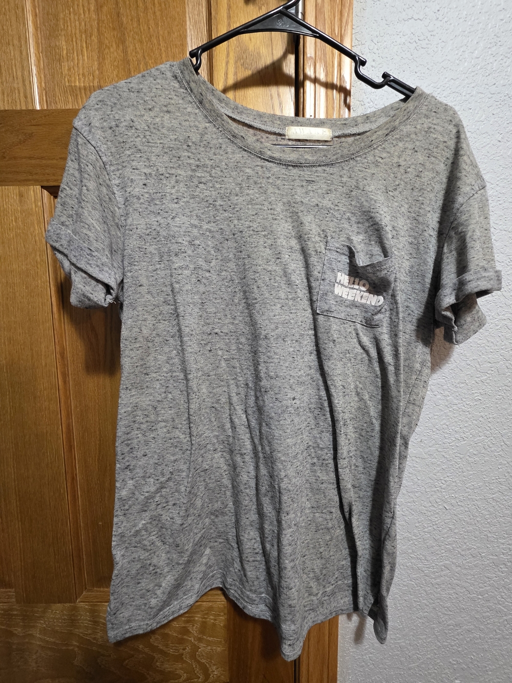 Awake Gray Pocket Short Sleeve Tee
